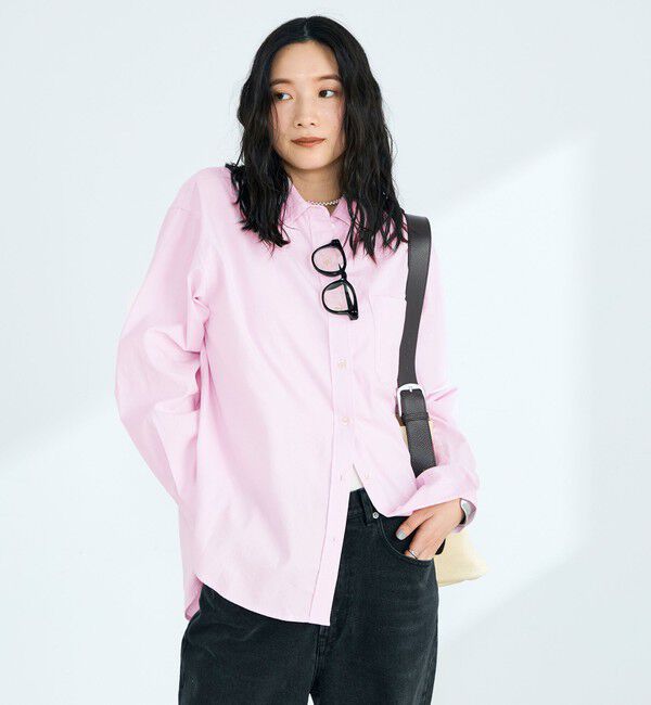 fredy emue「COTTON BASIC シャツ」|シャツ・ブラウス|ベビーピンク