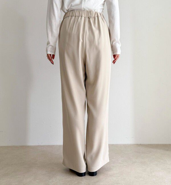 fredy emue「【ラクなのにきちんと見え】シャラリツイル イージーパンツ」|チノ|