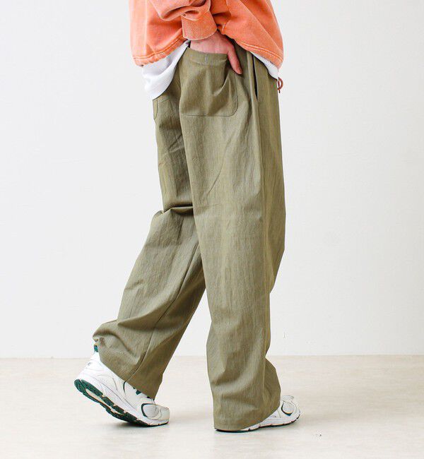 GLOSTER「【色で選べる/ユニセックス対応】GOODNESS イージーパンツ」|チノ|