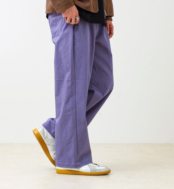 GLOSTER「【色で選べる/ユニセックス対応】GOODNESS イージーパンツ」|チノ|