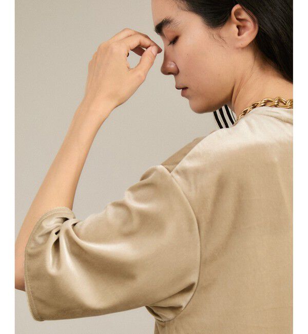 SALON adam et rope'「トリアセベロアボックスTシャツ［セットアップ対応］」|Tシャツ・カットソー|