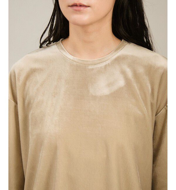 SALON adam et rope'「トリアセベロアボックスTシャツ［セットアップ対応］」|Tシャツ・カットソー|