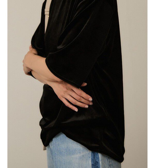 SALON adam et rope'「トリアセベロアボックスTシャツ［セットアップ対応］」|Tシャツ・カットソー|