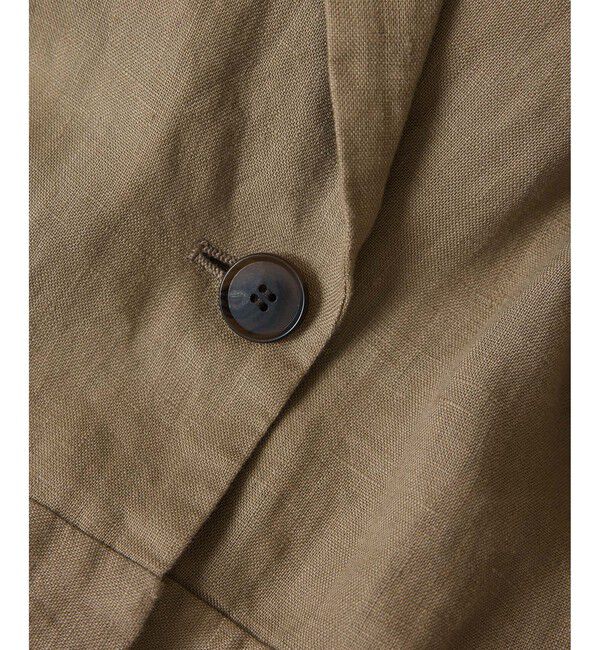 SALON adam et rope'「【WEB限定】ヨーロピアンリネンテーラードオールインワン」|オールインワン|