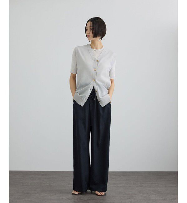 SALON adam et rope'「【WEB限定】ドライタッチメタルボタンニットジレ / ベスト［洗える］」|ベスト・ジレ|
