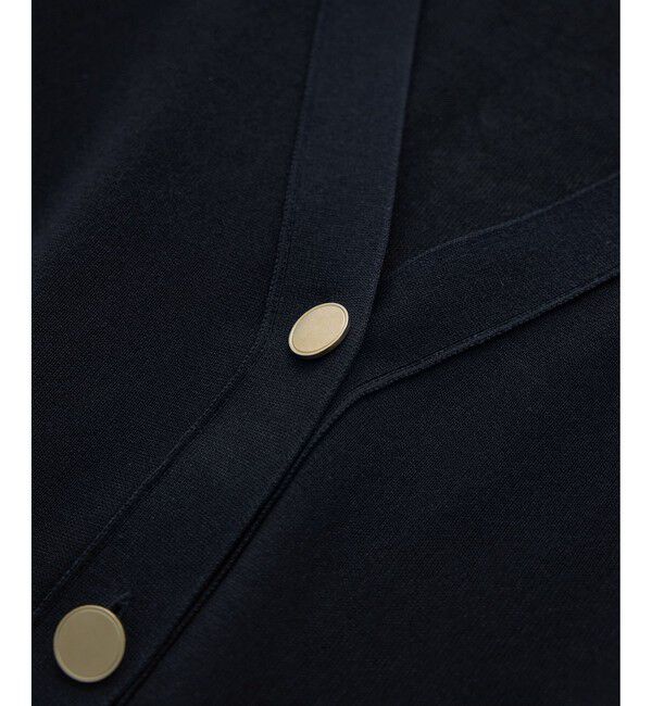 SALON adam et rope'「【WEB限定】ドライタッチメタルボタンニットジレ / ベスト［洗える］」|ベスト・ジレ|