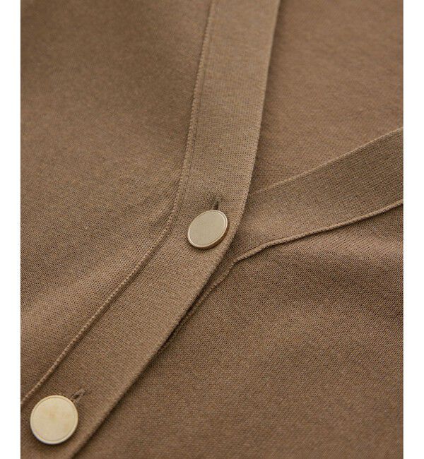 SALON adam et rope'「【WEB限定】ドライタッチメタルボタンニットジレ / ベスト［洗える］」|ベスト・ジレ|