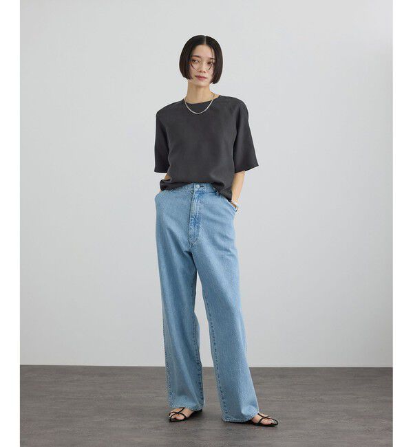 SALON adam et rope'「[26SS]GENTLE SILK ハーフスリーブプルオーバー」|Tシャツ・カットソー|