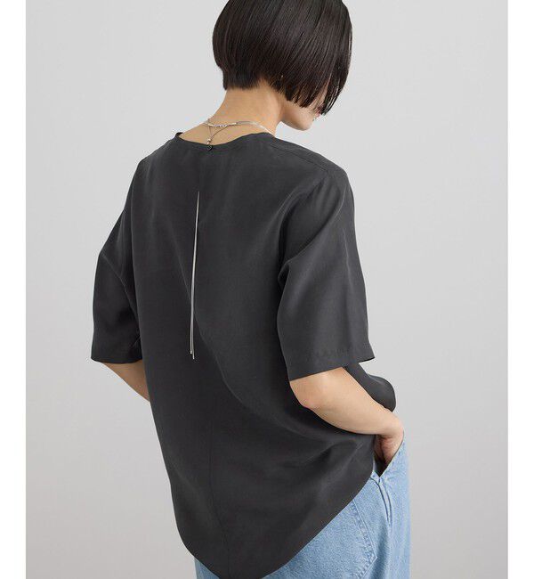 SALON adam et rope'「[26SS]GENTLE SILK ハーフスリーブプルオーバー」|Tシャツ・カットソー|