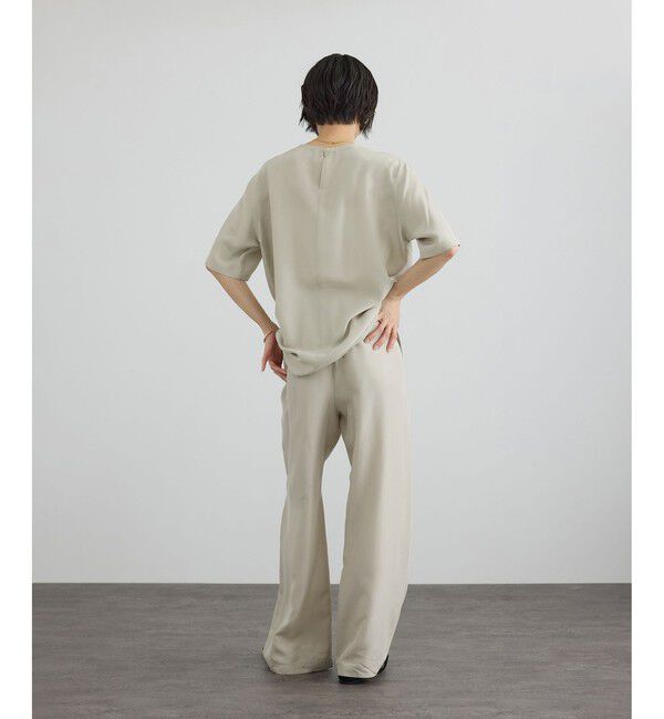 SALON adam et rope'「[26SS]GENTLE SILK ハーフスリーブプルオーバー」|Tシャツ・カットソー|