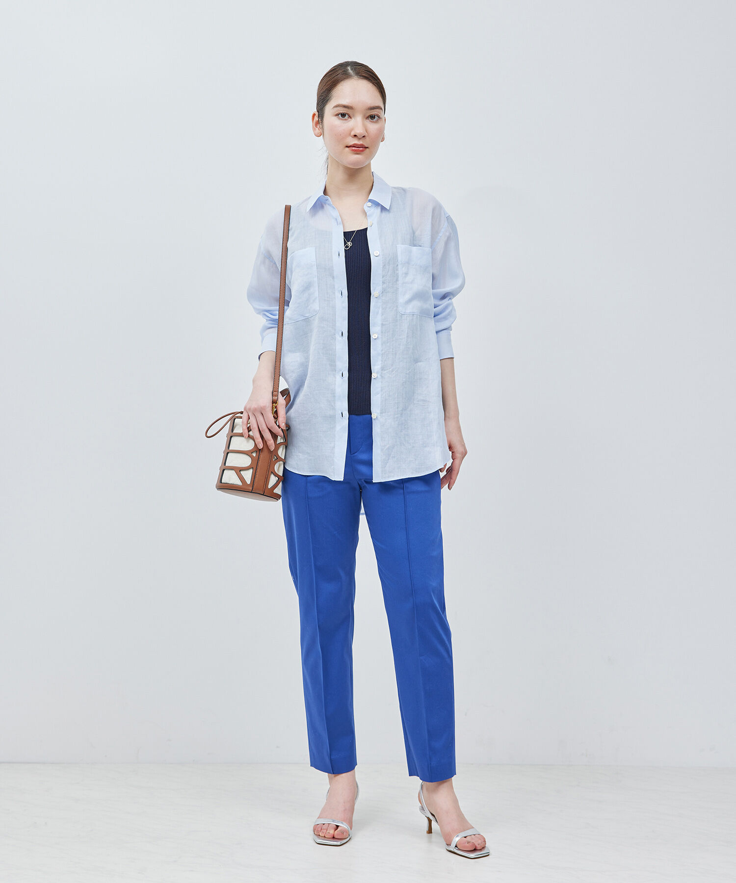 ROPE「【洗える】シルクプロテインニットタンクトップ【メディア掲載】」|タンクトップ|