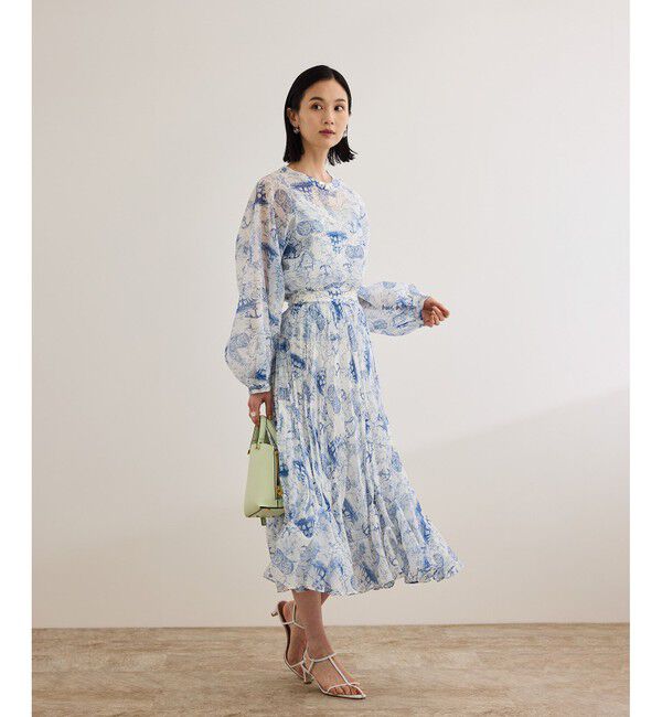 ROPE「【洗える】トワルドジュイタックプリーツスカート」|スカート|