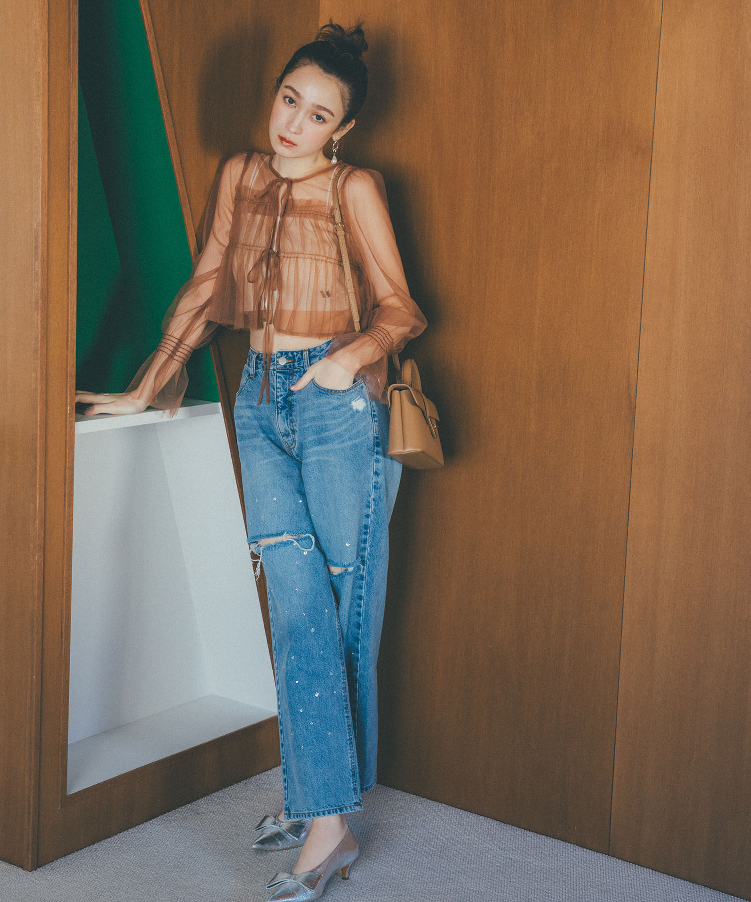 Juze「ビッグリボンパンプス【 インフルエンサーりぃさん着用 】」|パンプス|