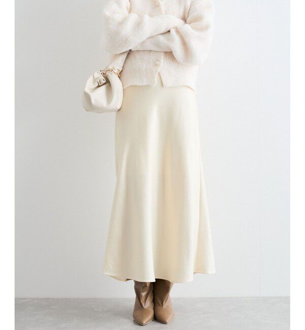 VIS「【選べる着丈】シャイニーナロースカート【洗える】」|スカート|オフサブ