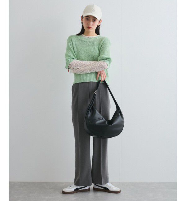 VIS「【洗える】アイレットブークレコンパクトニット」|Tシャツ・カットソー|