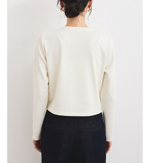 VIS「レースドッキングカーディガン」|カーディガン|