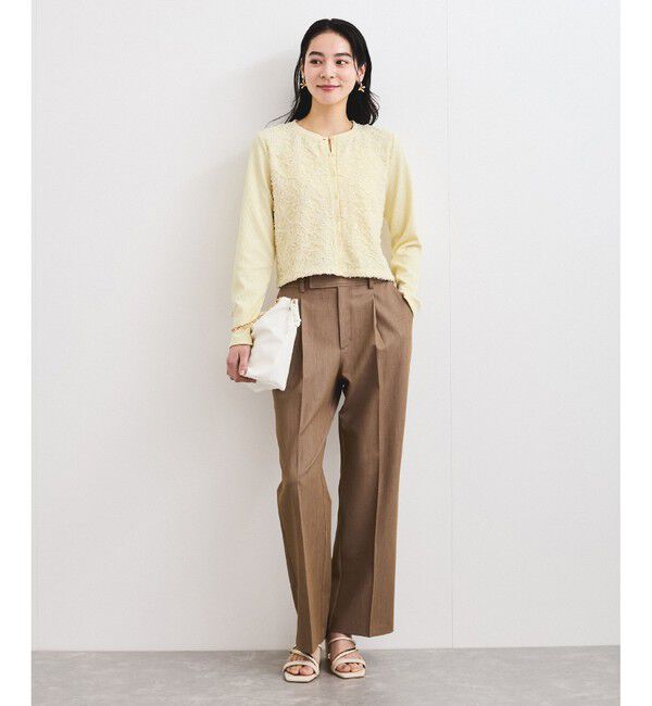 VIS「レースドッキングカーディガン」|カーディガン|