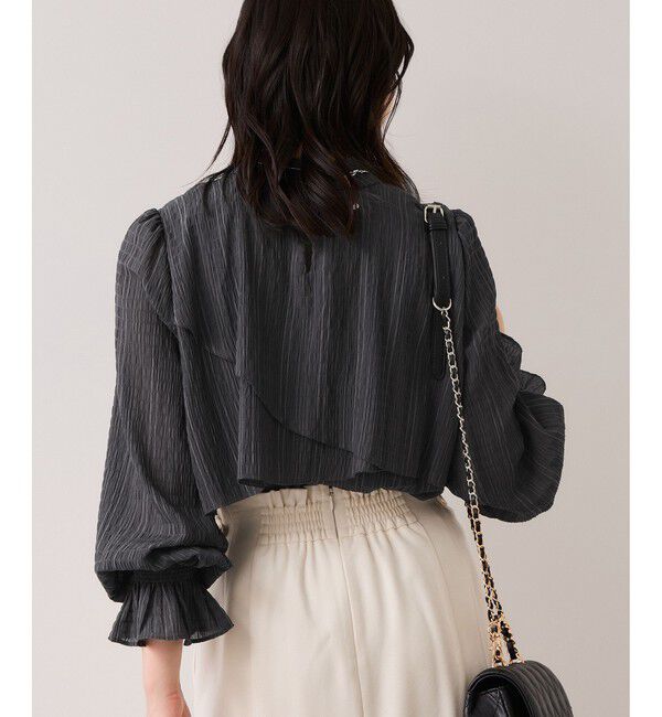 VIS「アシンメトリーティアードブラウス」|シャツ・ブラウス|