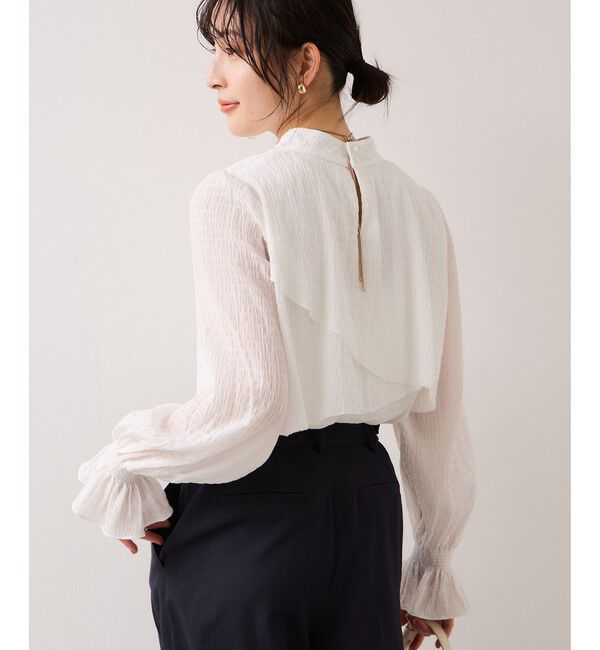 VIS「アシンメトリーティアードブラウス」|シャツ・ブラウス|