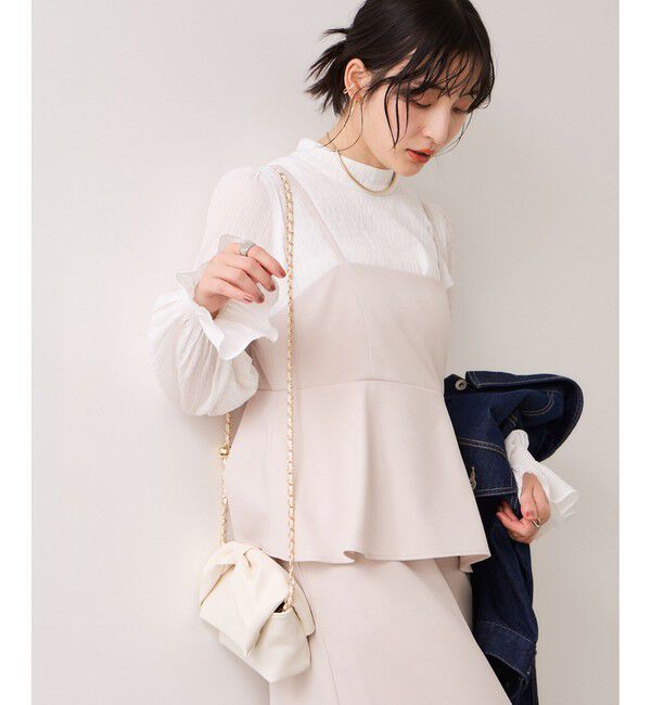 VIS「アシンメトリーティアードブラウス」|シャツ・ブラウス|