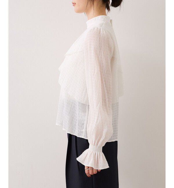 VIS「アシンメトリーティアードブラウス」|シャツ・ブラウス|