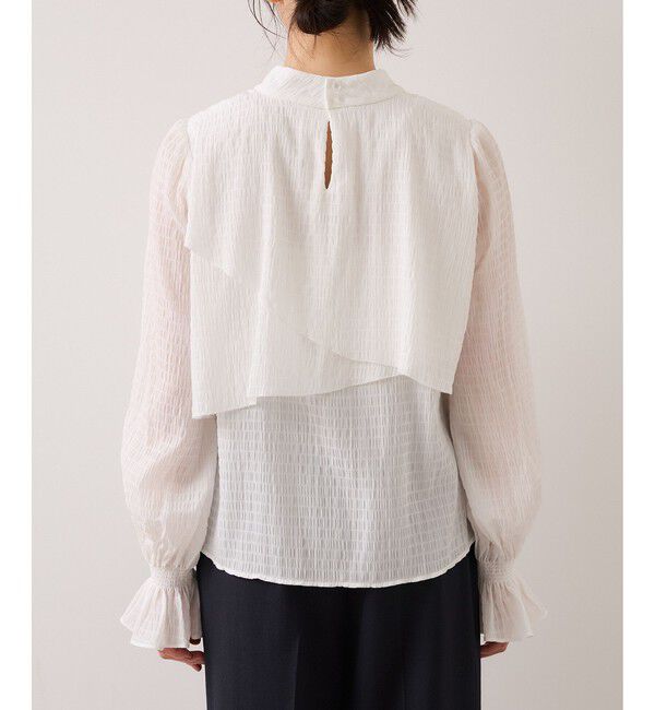 VIS「アシンメトリーティアードブラウス」|シャツ・ブラウス|