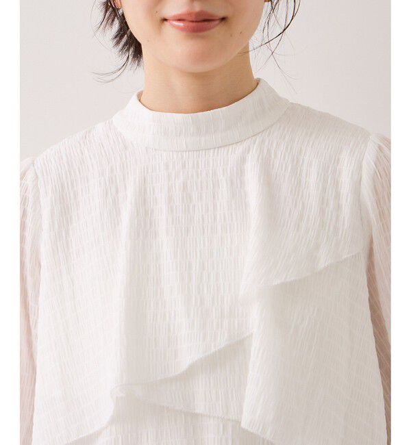 VIS「アシンメトリーティアードブラウス」|シャツ・ブラウス|