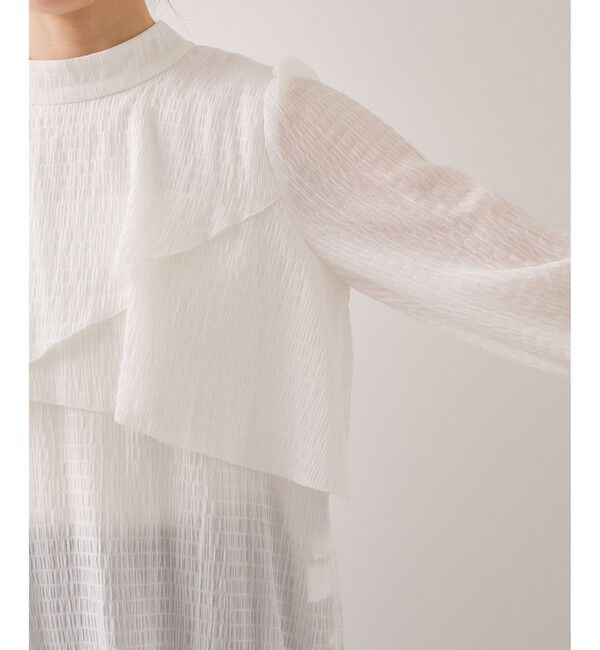 VIS「アシンメトリーティアードブラウス」|シャツ・ブラウス|