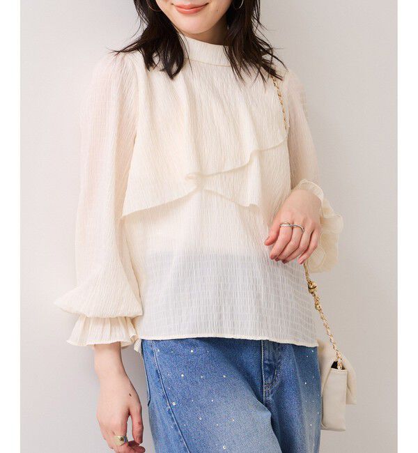 VIS「アシンメトリーティアードブラウス」|シャツ・ブラウス|