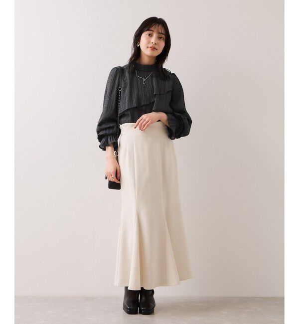 VIS「アシンメトリーティアードブラウス」|シャツ・ブラウス|