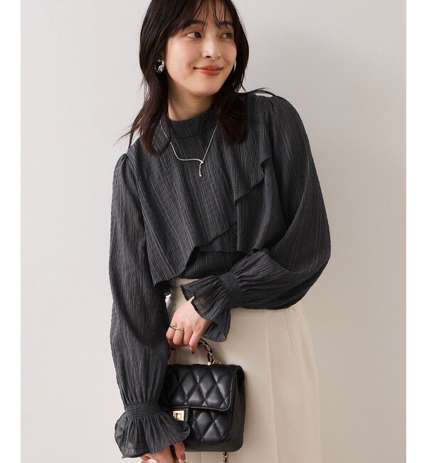 VIS「アシンメトリーティアードブラウス」|シャツ・ブラウス|