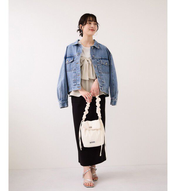 VIS「美easyリネンライクリボンビスチェトップス/イージーケア・接触冷感・セットアップ対応」|Tシャツ・カットソー|