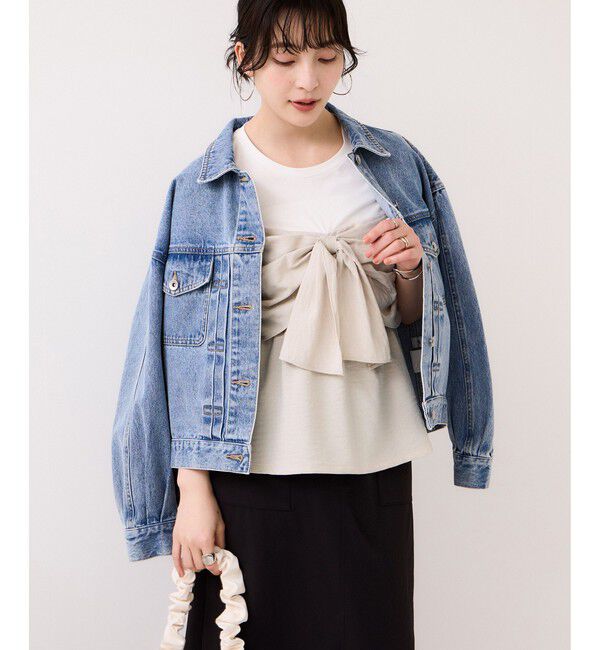 VIS「美easyリネンライクリボンビスチェトップス/イージーケア・接触冷感・セットアップ対応」|Tシャツ・カットソー|