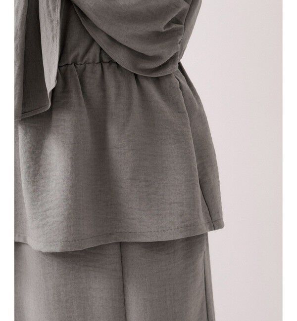 VIS「美easyリネンライクリボンビスチェトップス/イージーケア・接触冷感・セットアップ対応」|Tシャツ・カットソー|