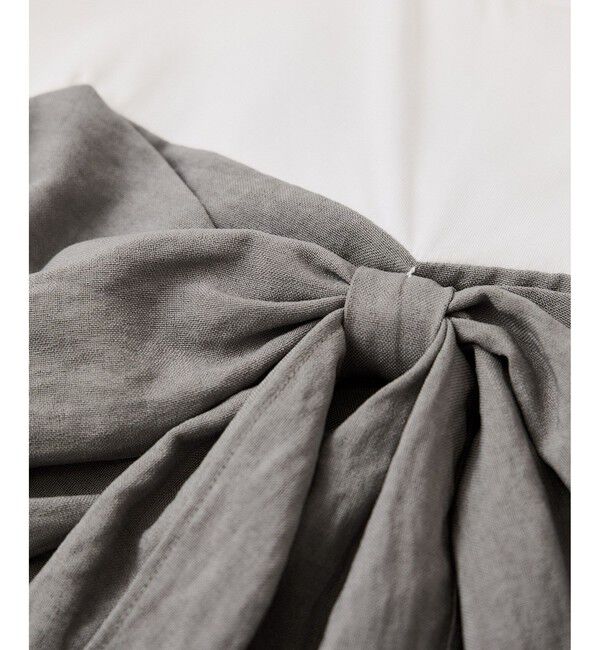 VIS「美easyリネンライクリボンビスチェトップス/イージーケア・接触冷感・セットアップ対応」|Tシャツ・カットソー|