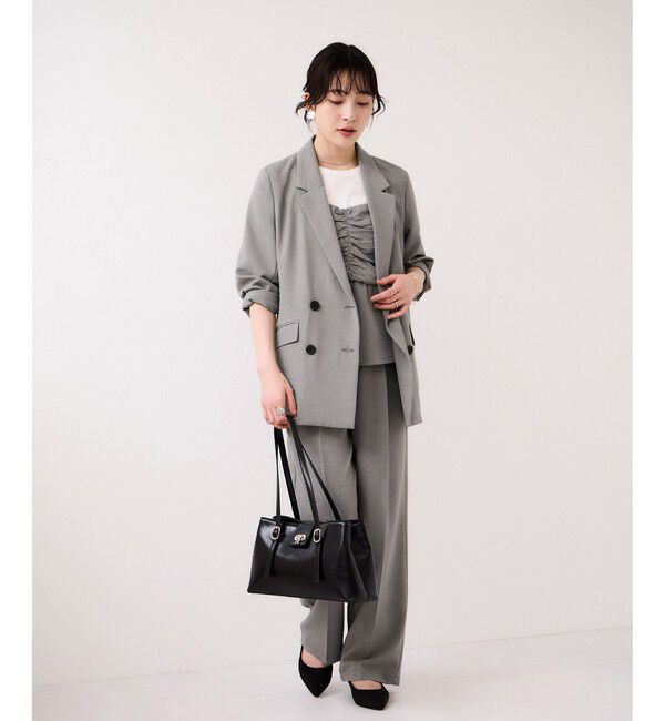 VIS「美easyリネンライクテーラードジャケット/イージーケア・接触冷感・セットアップ対応」|テーラードジャケット|