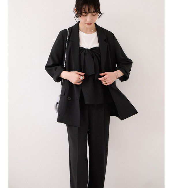 VIS「美easyリネンライクテーラードジャケット/イージーケア・接触冷感・セットアップ対応」|テーラードジャケット|