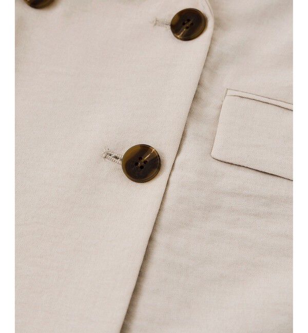 VIS「美easyリネンライクテーラードジャケット/イージーケア・接触冷感・セットアップ対応」|テーラードジャケット|