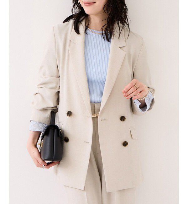 VIS「美easyリネンライクテーラードジャケット/イージーケア・接触冷感・セットアップ対応」|テーラードジャケット|キナリ(16)