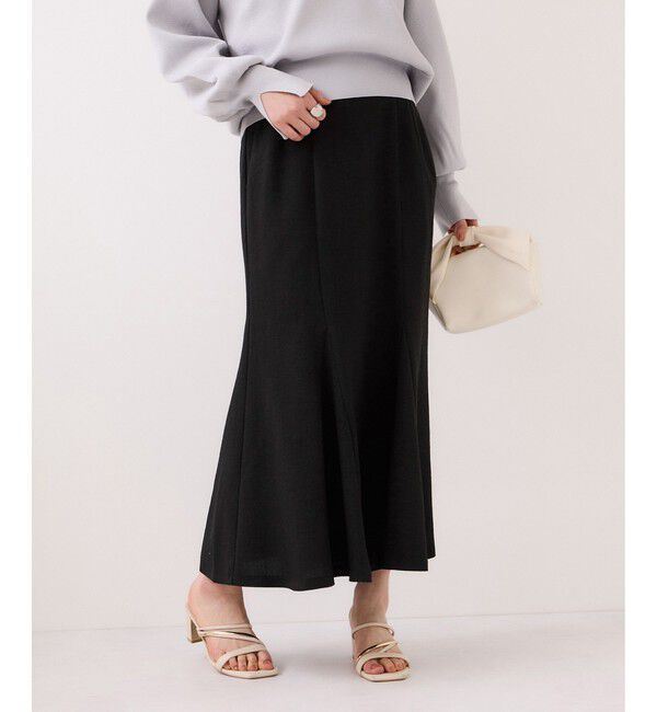 VIS「美easyリネンライクマーメイドスカート/イージーケア・接触冷感・セットアップ対応」|スカート|