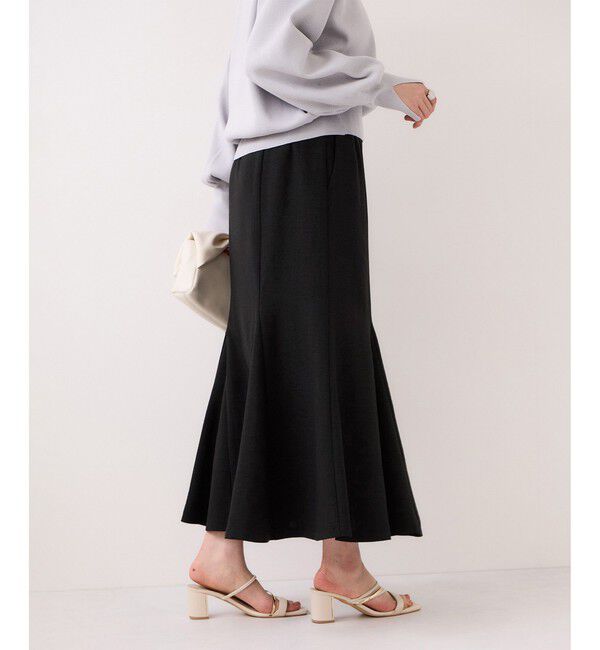 VIS「美easyリネンライクマーメイドスカート/イージーケア・接触冷感・セットアップ対応」|スカート|