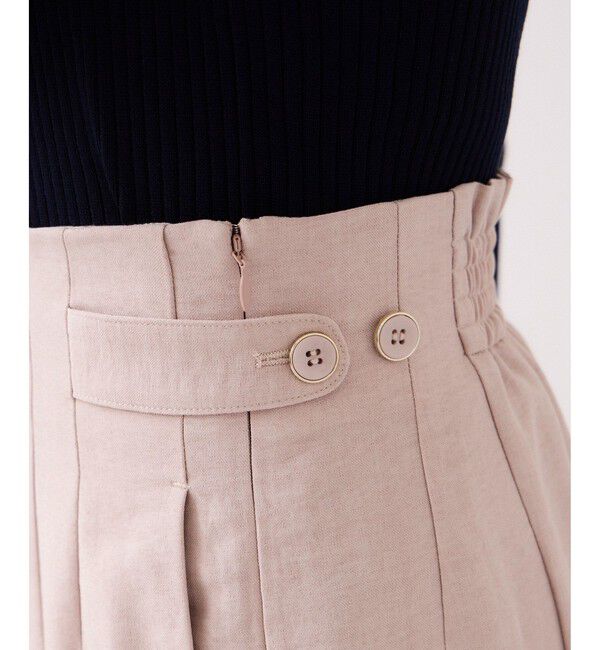 VIS「美easyリネンライクマーメイドスカート/イージーケア・接触冷感・セットアップ対応」|スカート|