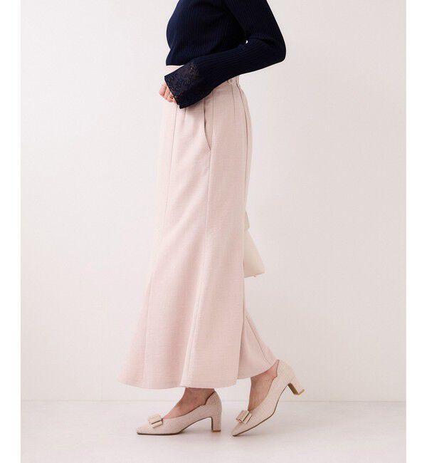 VIS「美easyリネンライクマーメイドスカート/イージーケア・接触冷感・セットアップ対応」|スカート|