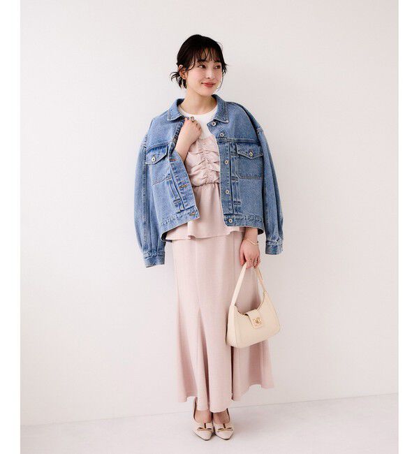 VIS「美easyリネンライクマーメイドスカート/イージーケア・接触冷感・セットアップ対応」|スカート|