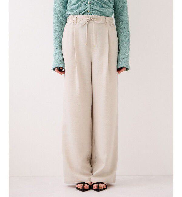 VIS「【WEB限定】美easyイージーパンツ/イージーケア・接触冷感」|チノ|