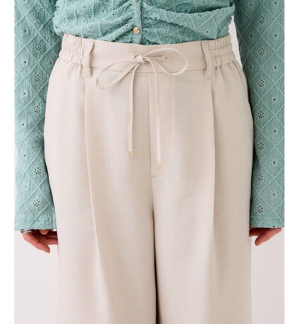 VIS「【WEB限定】美easyイージーパンツ/イージーケア・接触冷感」|チノ|