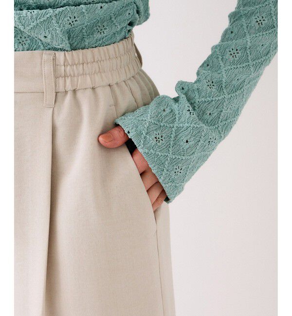 VIS「【WEB限定】美easyイージーパンツ/イージーケア・接触冷感」|チノ|