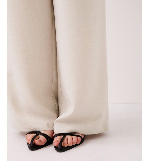 VIS「【WEB限定】美easyイージーパンツ/イージーケア・接触冷感」|チノ|