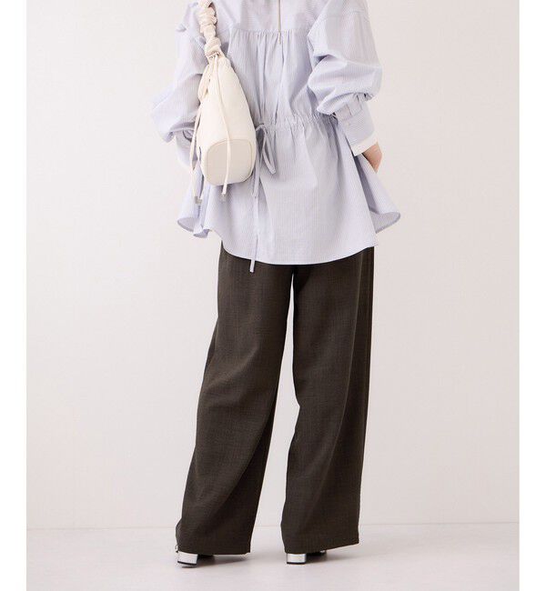 VIS「【WEB限定】美easyイージーパンツ/イージーケア・接触冷感」|チノ|