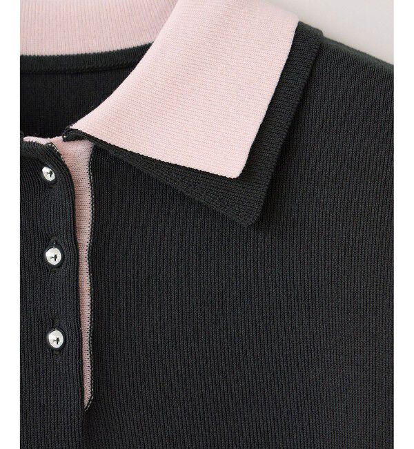 VIS「ダブルカラーポロトップス/イージーケア・WEB限定カラー」|ポロシャツ|